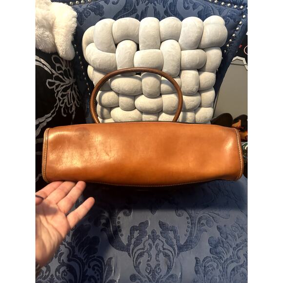 Vintage Dooney and Bourke Black and British Tan Doctor Bag - Picture 8 of 10